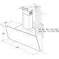 Preview: Bauknecht DBHVP 83 LT K Wand-Dunstabzugshaube